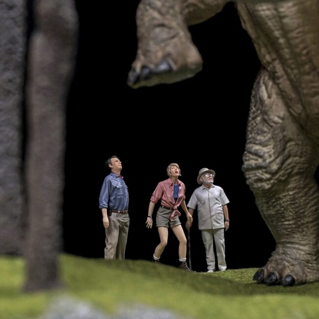 Jurassic Park Demi Art Scale Statue 1/10 Willkommen im Jurassic Park Special Edition 80 cm