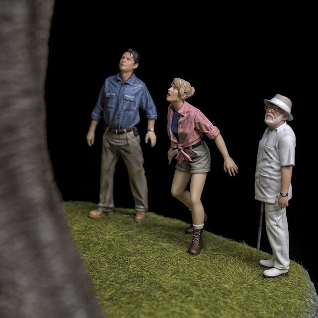 Jurassic Park Demi Art Scale Statue 1/10 Willkommen im Jurassic Park Special Edition 80 cm