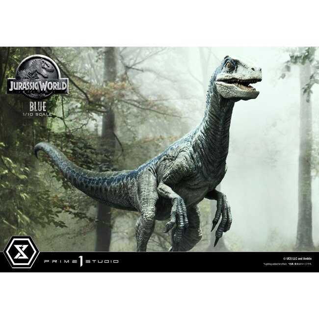 Jurassic World: Fallen Kingdom Prime Collectibles Statue 1/10 Blue (Open Mouth Version) 17 cm