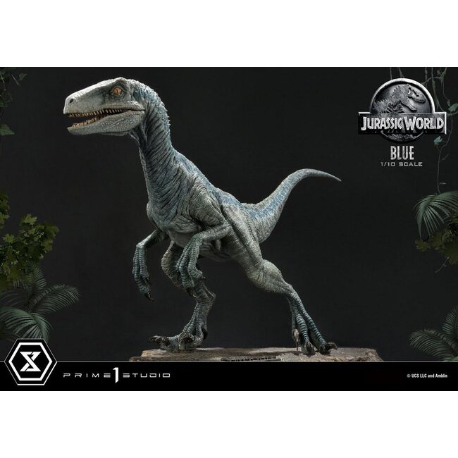 Jurassic World: Fallen Kingdom Prime Collectibles Statue 1/10 Blue (Open Mouth Version) 17 cm