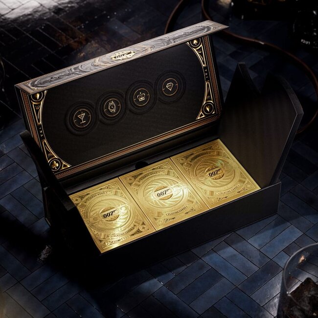 James Bond Spielkarten-Box-Set James Bond Gold Edition