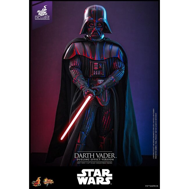 Star Wars Movie Masterpiece Actionfigur 1/6 Darth Vader (Dueling Effect Version) Hot Toys Exklusiv 35 cm