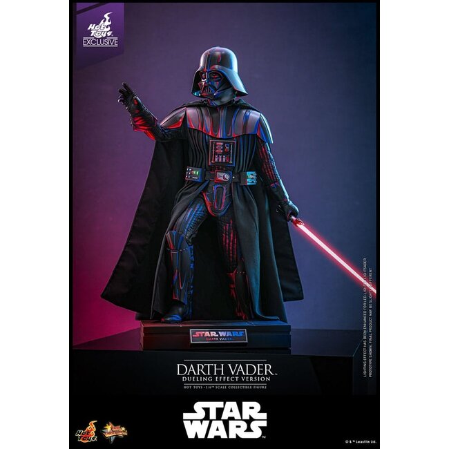 Star Wars Movie Masterpiece Actionfigur 1/6 Darth Vader (Dueling Effect Version) Hot Toys Exklusiv 35 cm