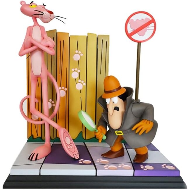 Der Rosarote Panther Statue Pink Panther & Der Inspektor 41 cm