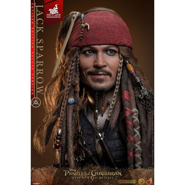 Pirates of the Caribbean: Dead Men Tell No Tales DX Action Figure 1/6 Jack Sparrow (Deluxe Version) Artisan Edition Hot Toys Exclusive 30 cm