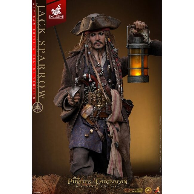 Pirates of the Caribbean: Dead Men Tell No Tales DX Action Figure 1/6 Jack Sparrow (Deluxe Version) Artisan Edition Hot Toys Exclusive 30 cm