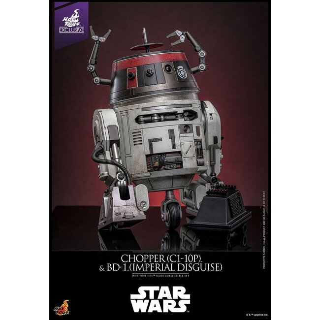 Star Wars Actionfiguren-Set 1/6 Chopper (C1-10P™) & BD-1™ (Imperial Disguise) 18 cm & 8 cm