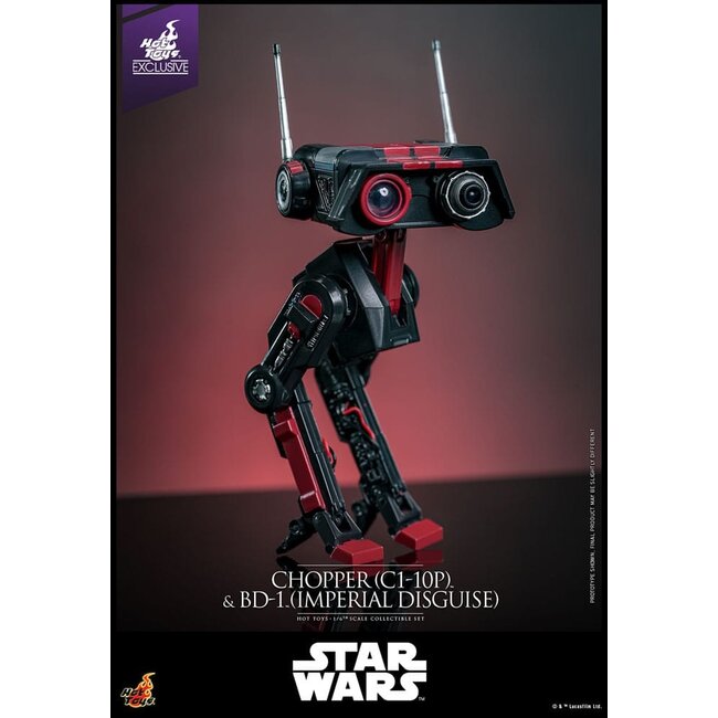 Star Wars Action Figure Set 1/6 Chopper (C1-10P™) & BD-1™ (Imperial Disguise) 18 cm & 8 cm