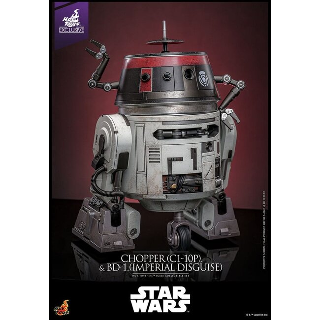 Star Wars Actionfiguren-Set 1/6 Chopper (C1-10P™) & BD-1™ (Imperial Disguise) 18 cm & 8 cm