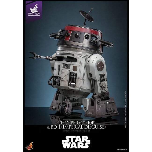 Star Wars Actionfiguren-Set 1/6 Chopper (C1-10P™) & BD-1™ (Imperial Disguise) 18 cm & 8 cm