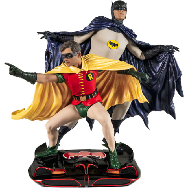 Pure Arts DC Comics PVC Diorama Statue 1/8 Batman & Robin 1966 23 cm