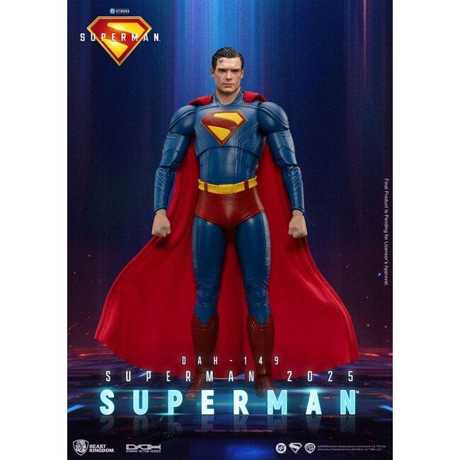 Superman (2025) Actionfigur Superman & Krypto 21 cm