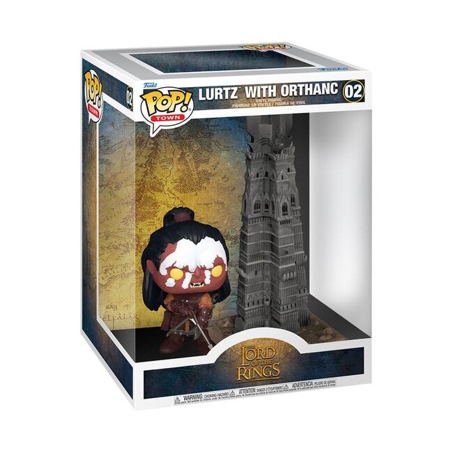 Herr der Ringe POP! Town Vinylfigur Lurtz mit Turm 9 cm