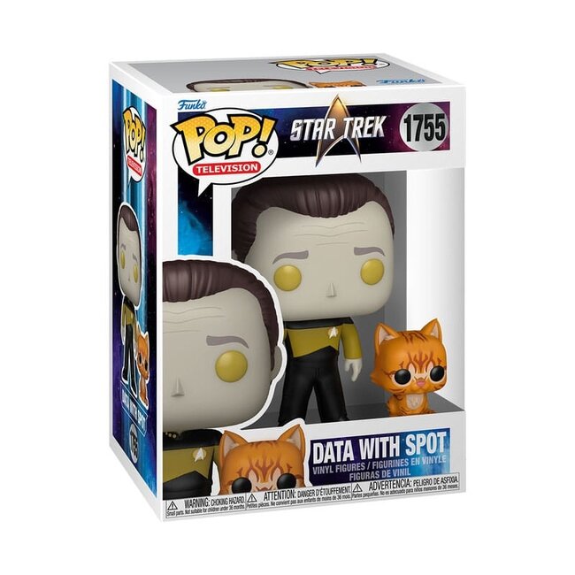 Star Trek POP!&Buddy TV Vinyl Figur STNXTGen- Data mit Spot 9 cm