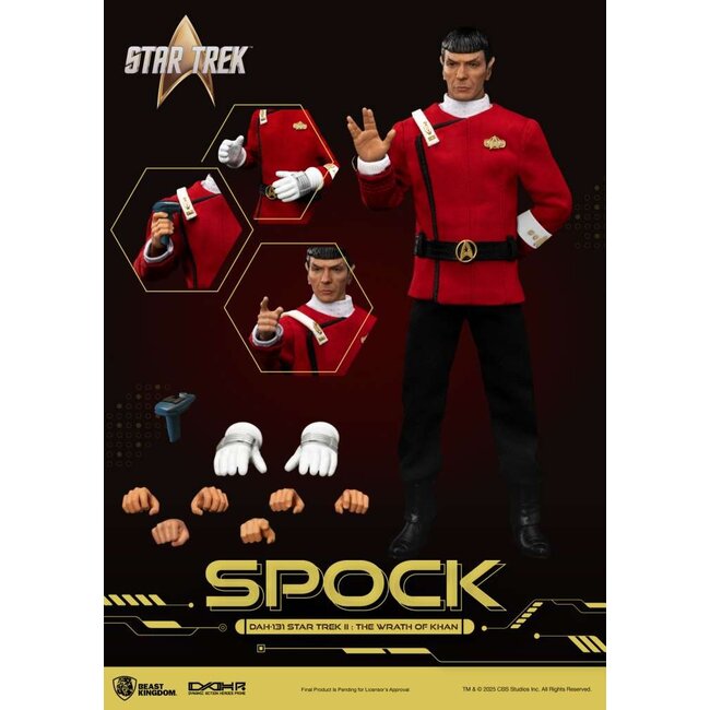 Star Trek II: The Wrath of Khan Action Figure Spock 20 cm