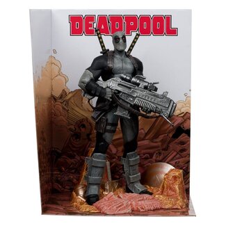 McFarlane Toys Marvel Collection PVC Statue 1/6 Deadpool (Deadpool #1)(Grey Suit Chase) 27 cm