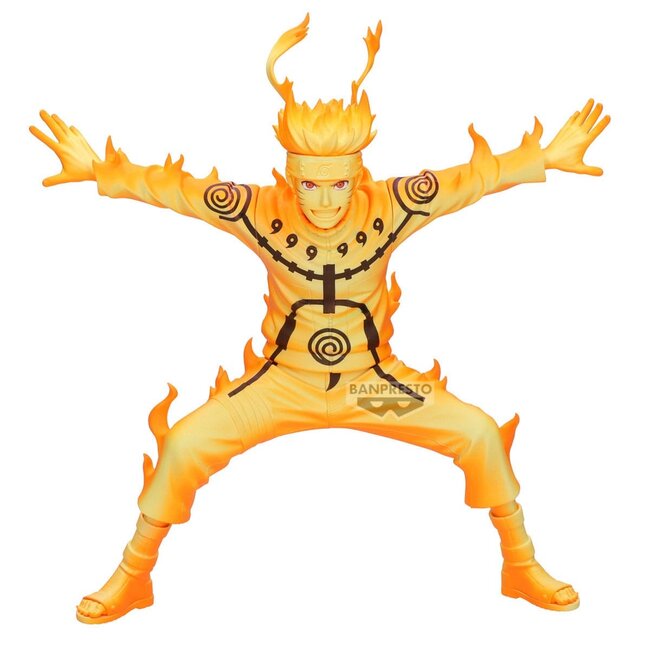Banpresto Naruto Shippuden Grandista PVC Statue Naruto Uzumaki II 21 cm
