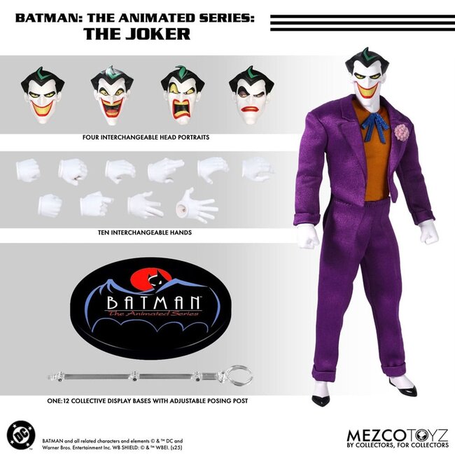 Batman: The Animated Series Actionfigur 1/12 Der Joker 17 cm