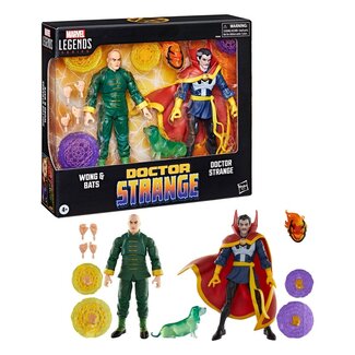 Hasbro Doctor Strange Marvel Legends Action Figure 3-Pack Doctor Strange, Wong & Bats 15 cm