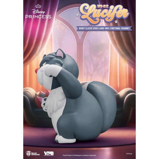 Cinderella Sparschwein aus Vinyl Luzifer 33 cm