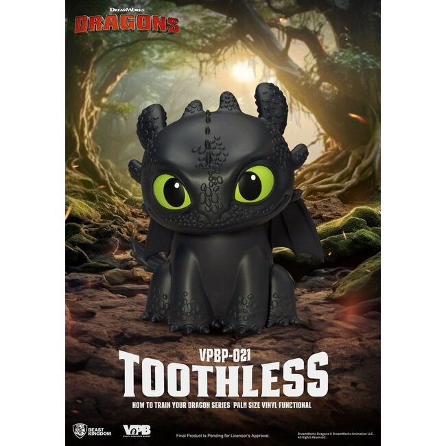 How to Train Your Dragon Piggy Vinyl Bank Toothless 12 cm