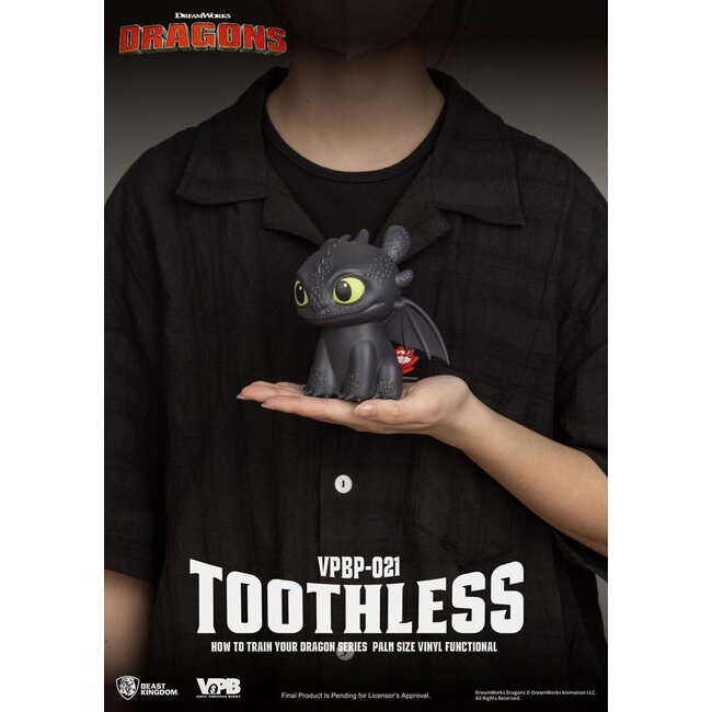 Drachenzähmen leicht gemacht Sparschwein aus Vinyl Ohnezahn 12 cm