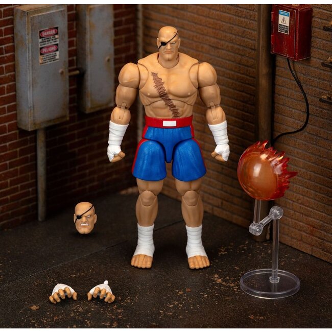 Ultra Street Fighter II: The Final Challengers Action Figure 1/12 Sagat 19 cm