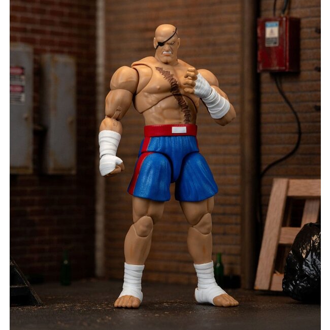 Ultra Street Fighter II: The Final Challengers Action Figure 1/12 Sagat 19 cm