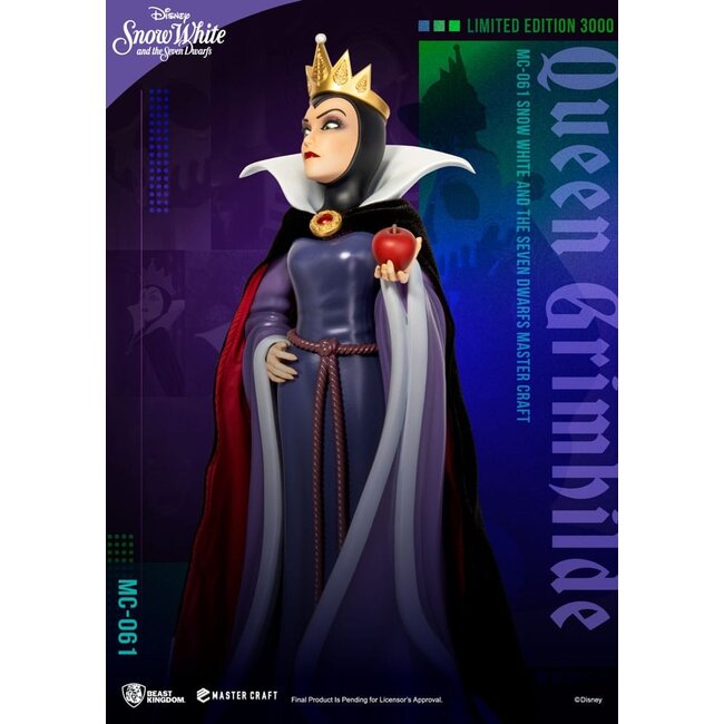 Disney Snow White and the Seven Dwarfs Master Craft Statue Queen Grimhilde 41 cm