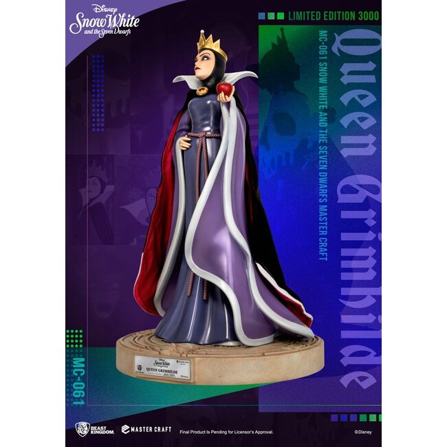 Disney Snow White and the Seven Dwarfs Master Craft Statue Queen Grimhilde 41 cm