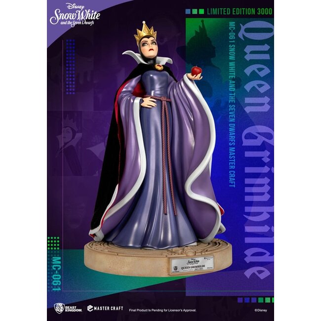 Disney Snow White and the Seven Dwarfs Master Craft Statue Queen Grimhilde 41 cm