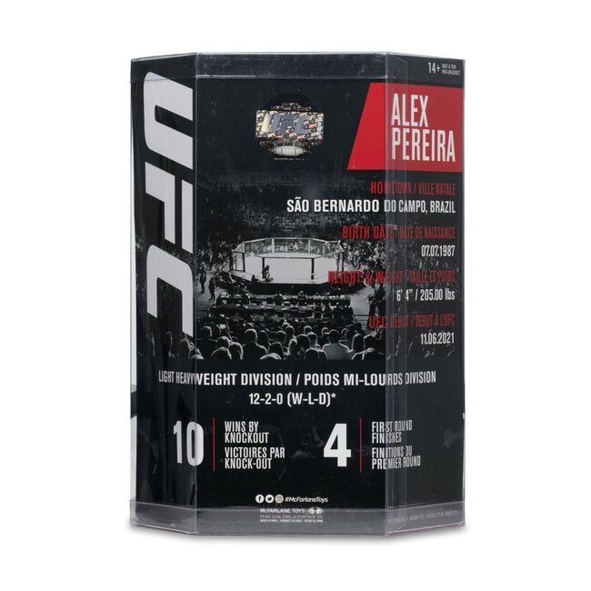 UFC Posed PVC Statue Alex Pereira 18 cm