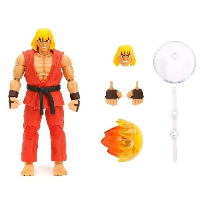 Jada Toys Ultra Street Fighter II: The Final Challengers Action Figure 1/12 Ken 15 cm