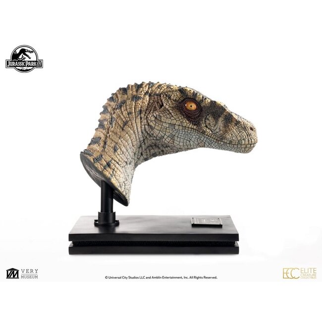 Jurassic Park III Bust Female Velociraptor White Queen 75 cm