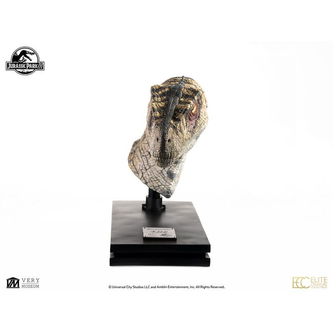 Jurassic Park III Büste Weiblicher Velociraptor White Queen 75 cm
