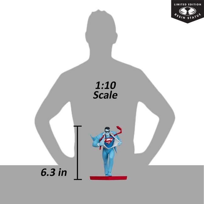 DC Direct Statue 1/10 Superman Rot und Blau: Superman von Clayton Henry Limited Edition 16 cm