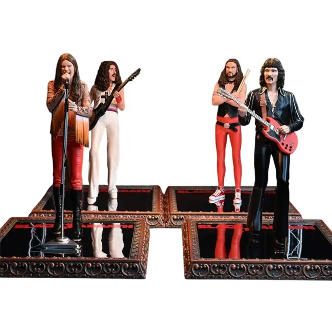 Knucklebonz Black Sabbath Rock Iconz Statue 4er-Pack Sabotage Era 23 cm