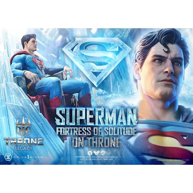 DC Comics Throne Legacy Collection Statue Statue 1/4 Superman Fortress of Solitude on Throne (Design by Gabriele Dell'Otto) 52 cm