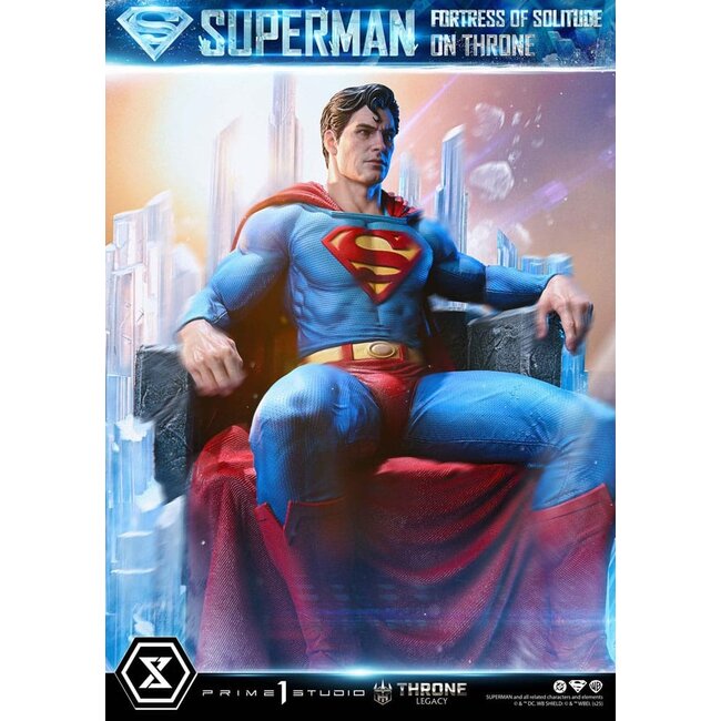DC Comics Throne Legacy Collection Statue Statue 1/4 Superman Fortress of Solitude on Throne (Design by Gabriele Dell'Otto) 52 cm