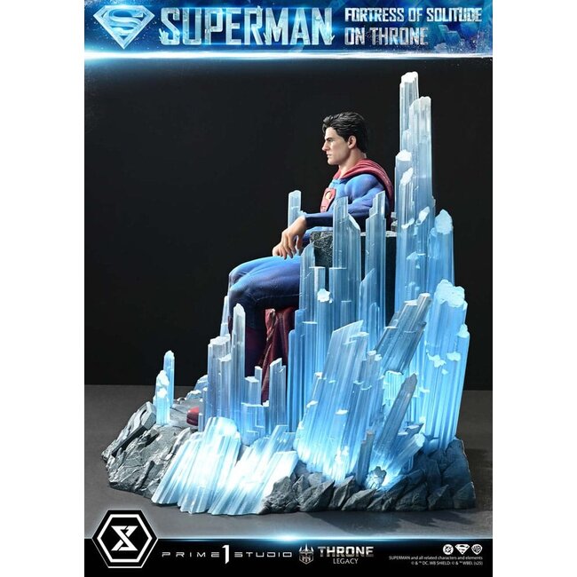 DC Comics Throne Legacy Collection Statue Statue 1/4 Superman Fortress of Solitude on Throne (Design by Gabriele Dell'Otto) 52 cm