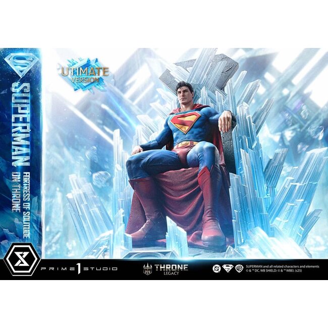 DC Comics Throne Legacy Collection Statue Statue 1/4 Superman Fortress of Solitude on Throne (Design by Gabriele Dell'Otto) Ultimate Bonus Version