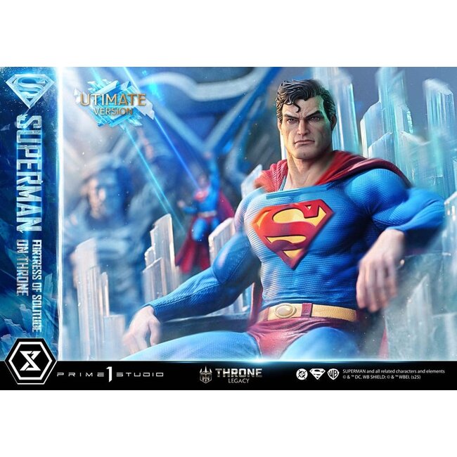 DC Comics Throne Legacy Collection Statue Statue 1/4 Superman Fortress of Solitude on Throne (Design by Gabriele Dell'Otto) Ultimate Bonus Version
