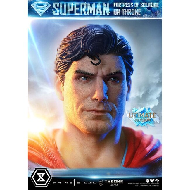 DC Comics Throne Legacy Collection Statue Statue 1/4 Superman Fortress of Solitude on Throne (Design by Gabriele Dell'Otto) Ultimate Bonus Version
