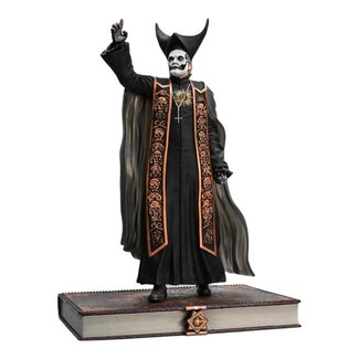 Knucklebonz Ghost Rock Iconz Statue 1/9 Papa Emeritus IV (Black Robes) 22 cm
