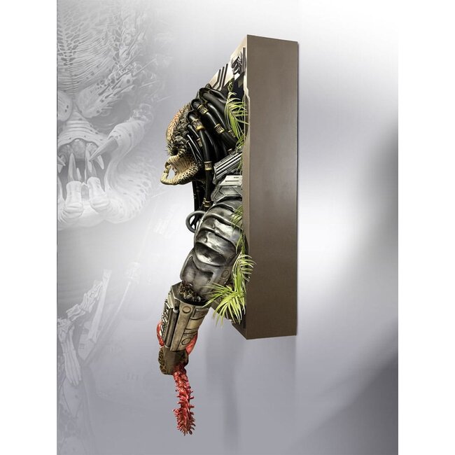 Predator Lebensgroße Wandskulptur Predator 45 x 81 x 94 cm
