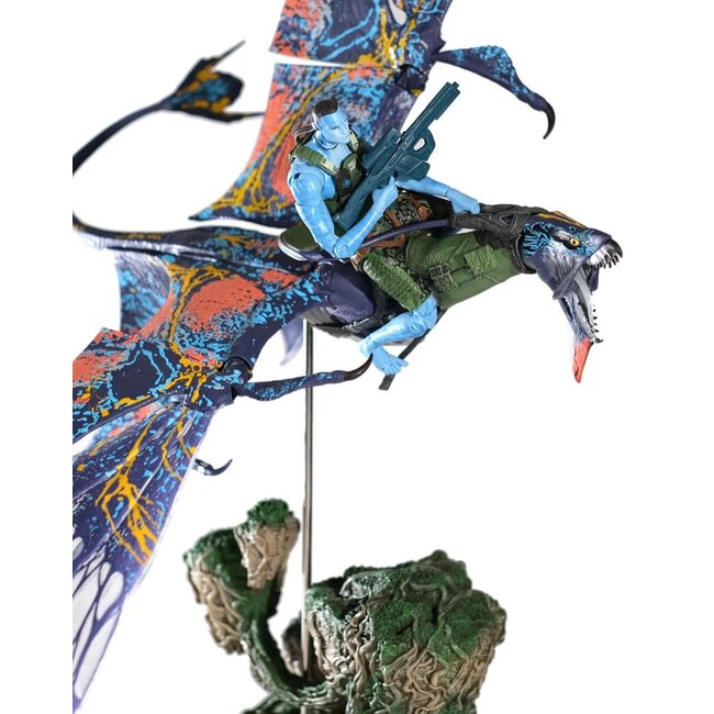 Avatar: Der Weg des Wassers Actionfigur, empfohlen von Quaritch & RDA Banshee (Gold Label)