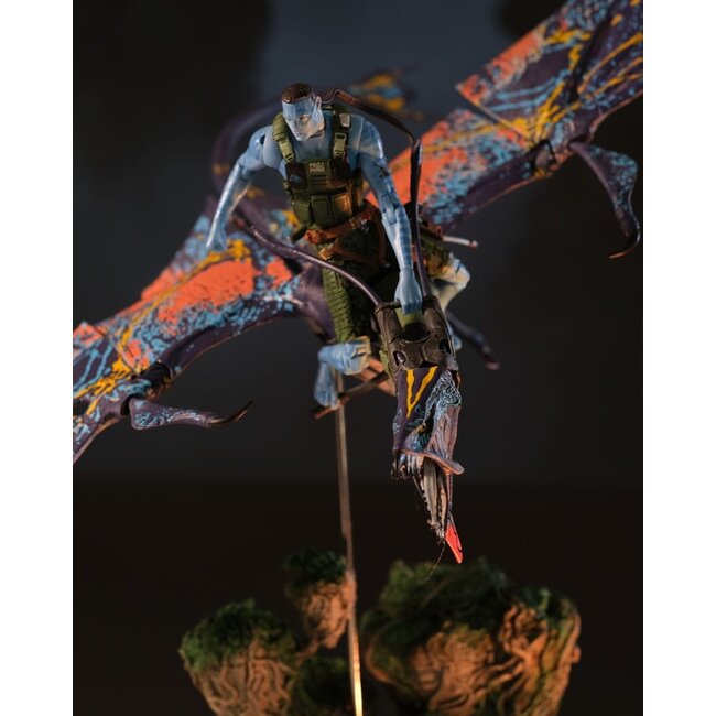 Avatar: The Way of Water Action Figure Recom Quaritch & RDA Banshee (Gold Label)