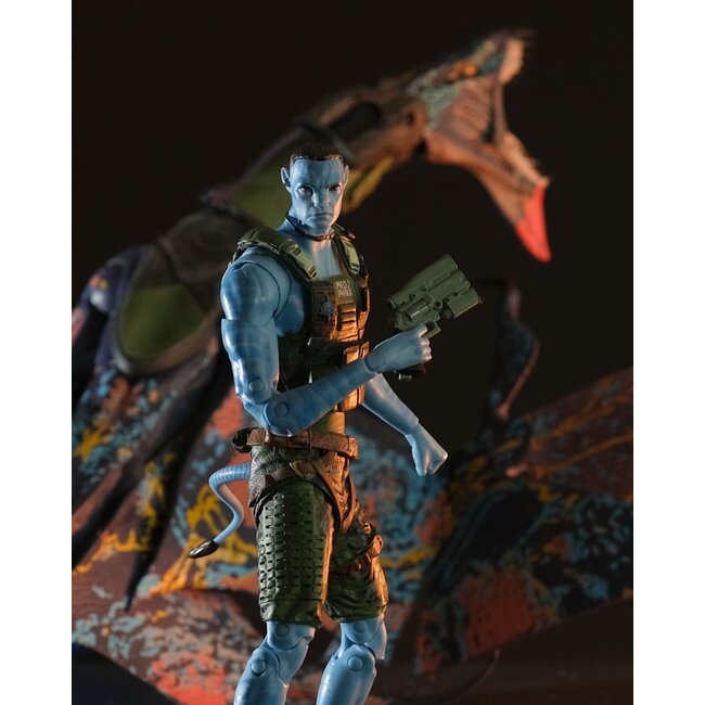 Avatar: Der Weg des Wassers Actionfigur, empfohlen von Quaritch & RDA Banshee (Gold Label)