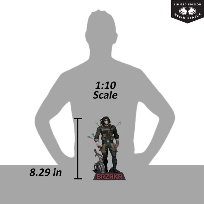 BRZRKR 1/10 Statue B Limitierte Auflage 21 cm