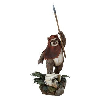 Sideshow Collectibles Star Wars: Episode VI - Die Rückkehr der Jedi-Ritter Premium Format Statue Wicket 46 cm